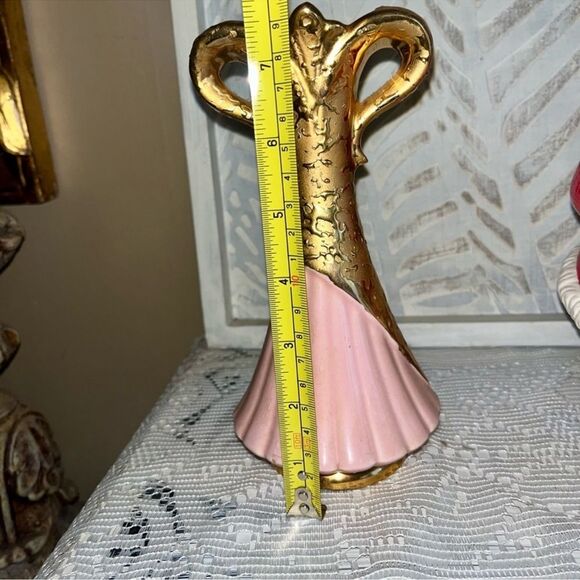 Savoy China Weeping Gold Vase 50s/60s Vintage Mid Century 🎉 HOST PICK 🎉 - Picture 8 of 16